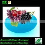 High Quality PE Material Light up Led Fruit Plates /CE ROHS Approved Rechargeable Led Fruit Plates thumbnail-5