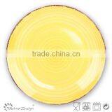 Cheap Colorful Stripe Ceramic Handpaited Plate and Dish thumbnail-3