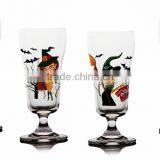 Fancy Hand Painted Wine Glass thumbnail-4