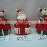 Ceramic Santa Claus Candle Holder thumbnail-1