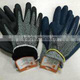 DDSAEFTY Cut Resistance Gloves Anticut With Black Nitrile Foam Coating On Palm Safety Gloves thumbnail-4