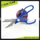 SK023B 8-1/4" Colorful Useful Kitchen Shear Blue Handle Scissor thumbnail-1