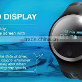 2017 E07 Smart Watch Bluetooth 4.0 IP67 Waterproof Fitness Tracking Pedometer Round Dial Watch thumbnail-2