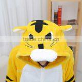 Flannel Cartoon Adult Animal Jumpsuit Animal Pajamas Jumpsuit Tiger Design thumbnail-3