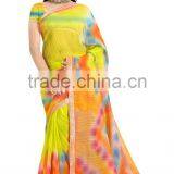 Spray Printed Designer Styles Saree With Lace Border thumbnail-4