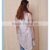 2016 Fashion Plain Customed Newest Ladies Long Vest thumbnail-2