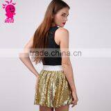 Latest Skirt and Blouse Sexy Pictures of Mature Women With Short Sequined Tutu Skirt thumbnail-2