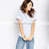 2017 Top Quality Customized Printed t Shirts With Stripe Sleeves thumbnail-1