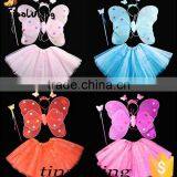 Girls Fancy Dress Angel Wings With Tutus Party Wears New Products thumbnail-1