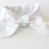 2016 Hot Coming Korean Dots Cloth Headband Lovely Baby Girls Bowknot Hairband thumbnail-4