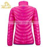 High Quality Women Winter Outdoor Jacket Light Thin Down Duck Feather Jacket thumbnail-3