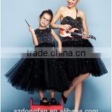 Match Mom And Daughter Dress Girls Black Tutu Party Dress thumbnail-1