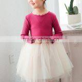 S60611B 2017 Kids Candy Tulle Skirts Children Cotton Skirt for Age 3-8y thumbnail-3