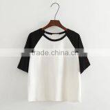 2017 Two Colors Concise Summer Design Women T Shirt thumbnail-1