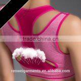 Women's Racerback Gym Fit Workout Yoga Bra thumbnail-4