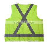 ANSI 100% Polyester Hi Vis Sew-on Tape Safety Vest thumbnail-4