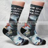 3d Digital Printed Custom Design Elite Basketball Crew Socks Terry Socks Factory
