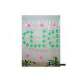 Sell Shower Curtain (Red and Yellow Chrysanthemum) thumbnail-1