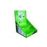 200g Craft Paper Green Cardboard Display Counter For Lubricant Commercial Promotion