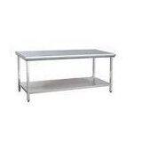 Assembling And Backing Stainless Steel Kitchen Work Table With Adjustable Under Shelf