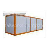 Modular Steel Framed 40ft Container House / Steel Storage Sheds with 50mm EPS Roof