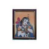 Flower & Priences A Gem Stone Art Painting, Art & Craft of Rajasthan thumbnail-1