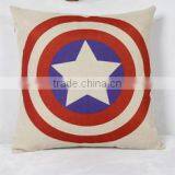 The Avengers American Hero Cotton Hemp Plillow Backrest Floor Cushion Cover thumbnail-2