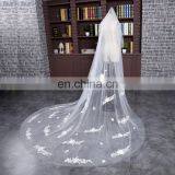HSP1705 One Layer Three Meters Real Image Tulle Bridal Wedding Veil Long Cathedral thumbnail-2