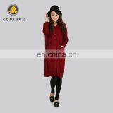 2016 New Arrival OEM Winter Lady Knitted Cardigan thumbnail-5