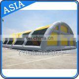 Gaint Mobile Inflatable Buildings Inflatable Tent For Tennis Air Tunnel Structure thumbnail-1