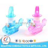 Wholesale Outdoor Summer Toys Colorful Aircraft Shape Water Bubble Machine