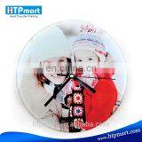 Hot Selling Sublimation Mirror Glass Clock Photo Frame- Round of High Quality