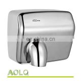 Rapid electric towel hot air hand dryer stainless steel