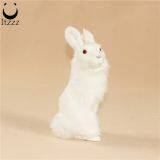 2019 High Quality Simulation Animals Lifelike Rabbit for Home Decoration thumbnail-4