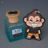 Lovely and Beautiful Carton Person Paper Car Air Freshener Hanging in a Car With Lily Fragrance or Customized thumbnail-3