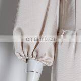 Puff Sleeve Off Shoulder High Waist Waist Jumpsuits Women 2020 Fashion thumbnail-4