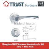 LH002:Trust Stainless Steel Solid Lever Handle with Escutcheon