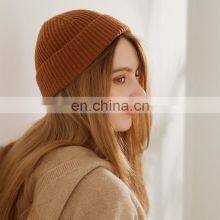 Knit Cashmere Stocking Cap Luxury Beanie Hats