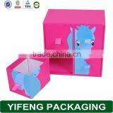 Creative Gift Custom Printing Black Matte Hard Paper Box With Drawer thumbnail-3