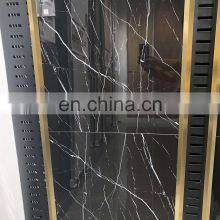 White and Black Nano Polished Porcelain Floor Tile Full Body Tiles Size 600x600mm 800x800mm thumbnail-4