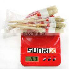 Natural Boar Hair Detail Brush (Set of 6), Auto Detailing Brush Set Car Detailing Brushes Perfect for Cleaning Wheels, Dashboard thumbnail-5