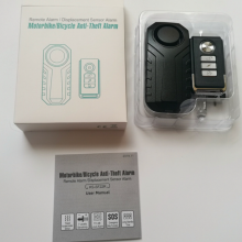 Wireless Bicycle Alarm, Anti-theft Device, Electric Car Remote Control Vibration Alarm (wechat:13510231336) thumbnail-3