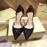 C71690A Sexy Sliver Women Party Wear Shoes New Design Wedding Shoes Bridal thumbnail-3