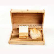 Freshness Preservation Natural OEM Bamboo Bread Box Kitchen Food Storage Container Pantry Organizer Kitchen & Tabletop thumbnail-4