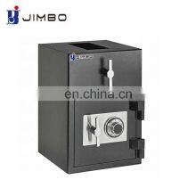 JIMBO Custom Hotel Business and Home Quality Steel Material Security Electronic Password Cash Deposit Safe With Drop Slot Deposi