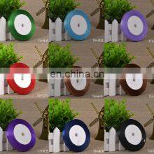 1cm 25Yards/Roll Grosgrain Satin Ribbons for Wedding Christmas Party Decorations DIY Bow Craft Ribbons thumbnail-5