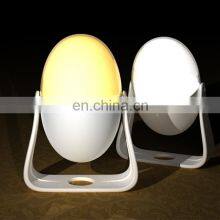 Portable Cute Egg Movable Shape Rest Bedroom Kids Livingroom Indoor Led Baby Night Light With Dismountable Support thumbnail-3