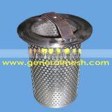 Stainless Steel Perforated Metal Basket Strainer and CYLINDER | Generalmesh