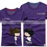 2015 the New Design Cute Couple Shirt Design / Dri Fit Shirts Wholesale / Chinese Clothing Manufacturers thumbnail-3