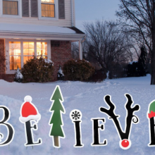 Factory Supply Coroplast Christmas Yard Signs – Custom Printed Holiday Decoration Boards thumbnail-2